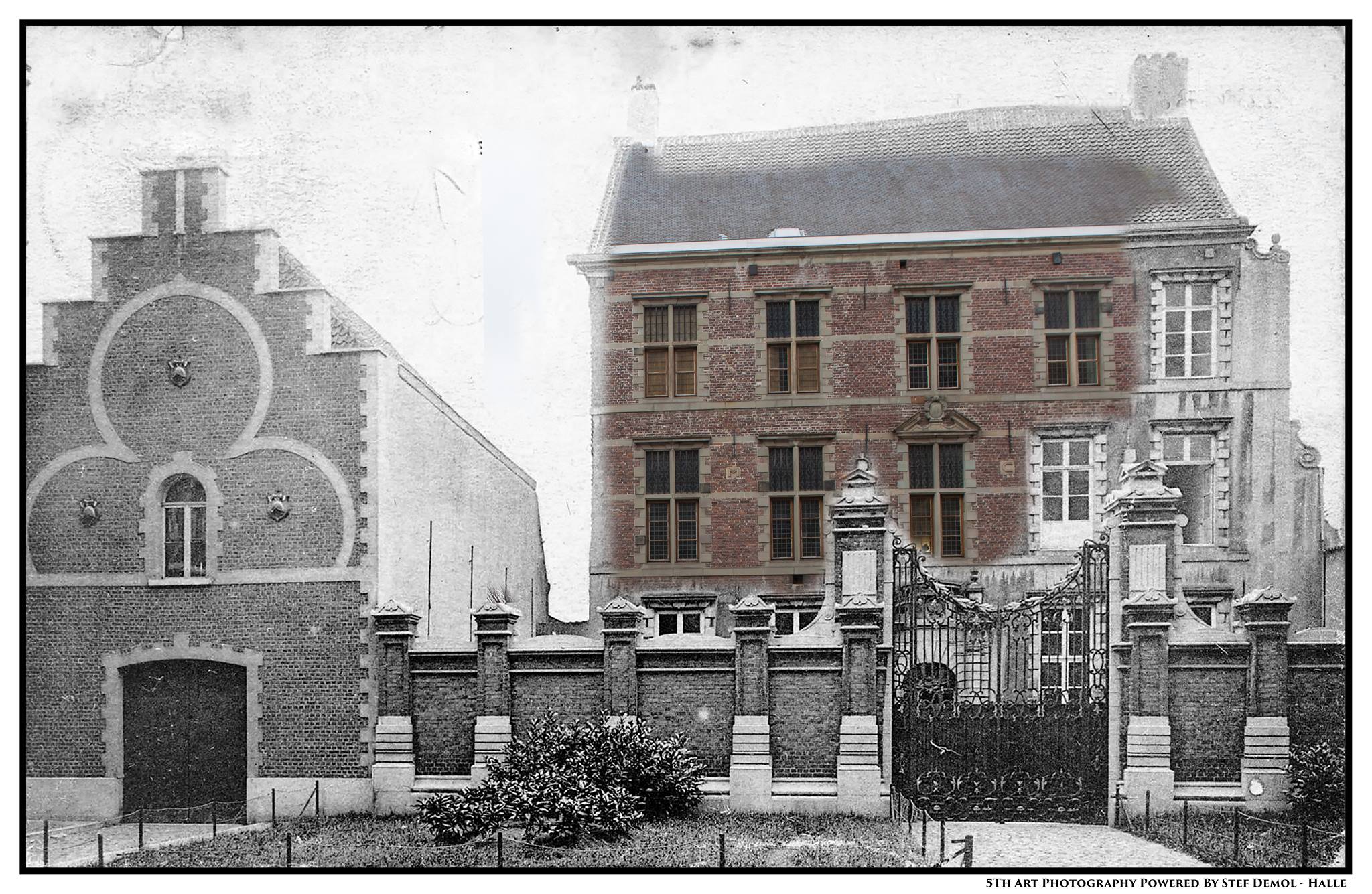 Kardijnplein_Halle vroeger en Nu © Stef_Demol